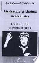 Littérature et cinéma néoréalistes