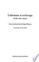 Littérature et esclavage