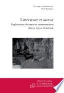 Littérature et saveur
