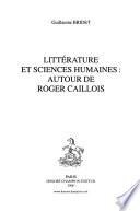 Littérature et sciences humaines