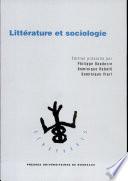 Littérature et sociologie