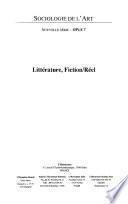 Littérature, Fiction/Réel