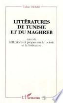 Littératures de Tunisie et du Maghreb