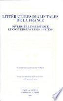 Litteratures Dialectales de la France