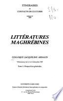 Littératures maghrébines