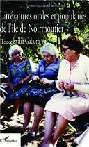 Littératures orales et populaires de l'ile de Noirmoutier