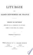 Liturgie des églises réformées de France