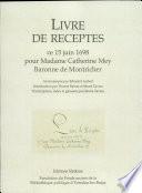 Livre de receptes