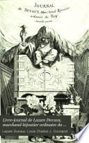 Livre-journal de Lazare Duvaux, marchand-bijoutier ordinaire du roy, 1748-1758, précédé d'une étude sur le goût et sur le commerce des objets d'art au milieu du xviiie siècle [by L. C. J. Courajod].
