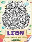 Livres à colorier pour femmes - L'amour de soi - Animal - Lion