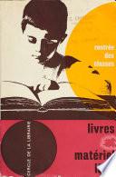 Livres et matériel