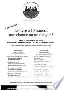 Livres hebdo