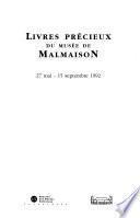 Livres précieux du Musée de Malmaison