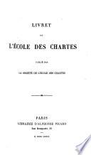 Livret de l'École des chartes