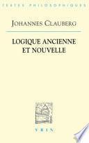 Logique ancienne et nouvelle