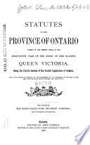 Lois de L'Ontario