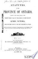 Lois de L'Ontario