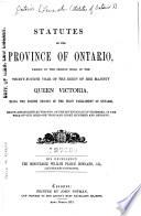 Lois de L'Ontario