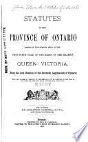 Lois de L'Ontario