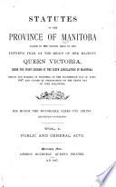 Lois Du Manitoba