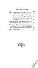 Lois et Règlements