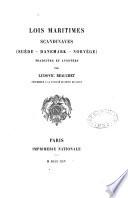 Lois Maritimes scandinaves