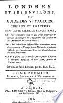 Londres et ses environs, ou guide des voyageurs