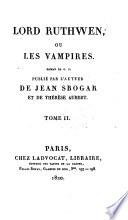 Lord Ruthwen, ou, Les vampires