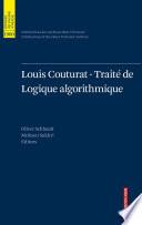 Louis Couturat -Traité de Logique algorithmique