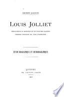 Louis Jolliet, découvreur du Mississippi et du pays des Illinois, premier seigneur de l'île d'Anticosti