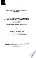 Louis Joseph Janvier par lui-même