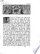 Louis par la grace de dieu roy de France & de Navarre ...