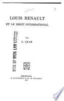 Louis Renault et le droit international