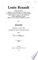 Louis Renault, membre de l'Institut