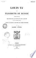 Louis XV et Elisabeth de Russie