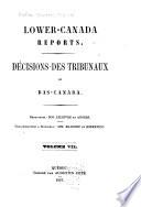 Lower-Canada Reports
