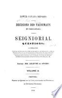 Lower Canada Reports