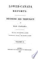 Lower Canada Reports