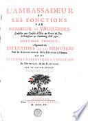 Lʾambassadeur et ses fonctions
