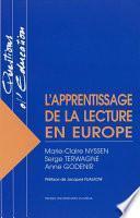 L’apprentissage de la lecture en Europe