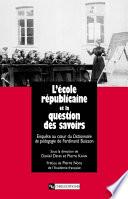 L’École républicaine et la question des savoirs