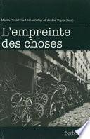 L’Empreinte des choses