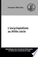 L’encyclopédisme au XVIIIe siècle