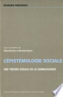 L’épistémologie sociale
