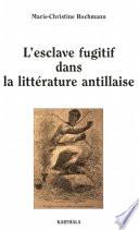 L’esclave fugitif dans la littérature antillaise