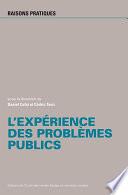L’expérience des problèmes publics
