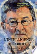 L’intelligence du droit : épistémologie juridique