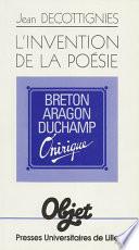 L’invention de la poésie