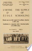 L’offre d’école