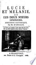 Lucie et Mélanie, ou les deux soeurs généreuses